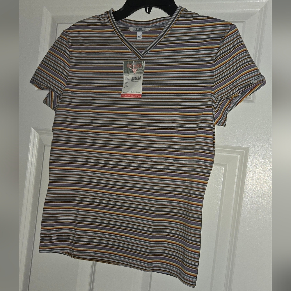 Guess Multicolor Striped Tee